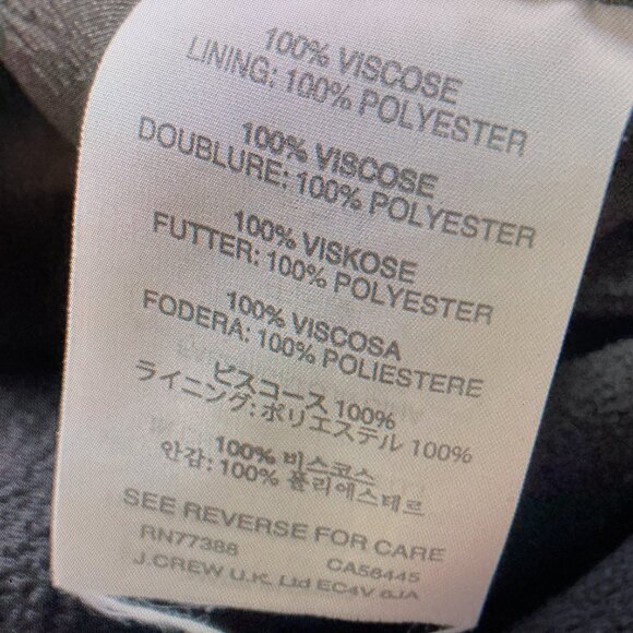 J. Crew Black JUMPSUIT Asymmetrical  Zipper Cap Sleeve  Sz 14T  TALL Sexy - Picture 9 of 12